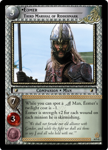 0P45 - Eomer, Third Marshal of Riddermark (P) - Click Image to Close