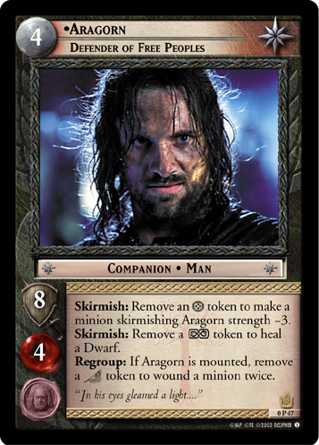 0P47 - Aragorn, Defender of Free Peoples (P) - Click Image to Close