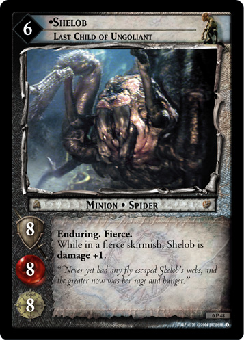 [Poor Condition] 0P48 - Shelob, Last Child of Ungoliant (P) - Click Image to Close