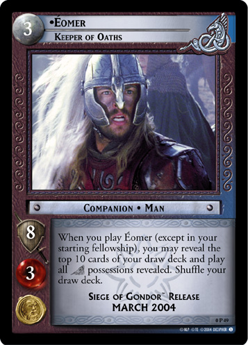 0P49 - Eomer, Keeper of Oaths (P) - Click Image to Close