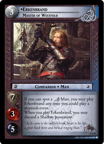 0P59 - Erkenbrand, Master of Westfold - Click Image to Close