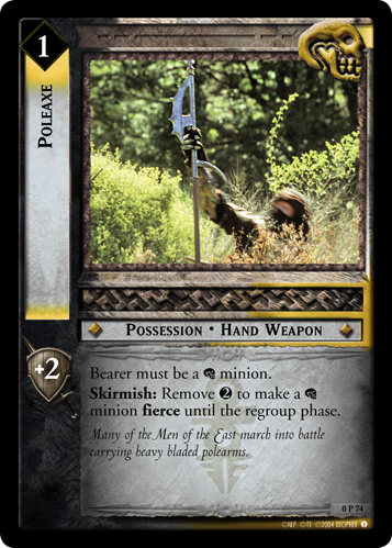 FOIL 0P74 - Poleaxe (P) - Click Image to Close