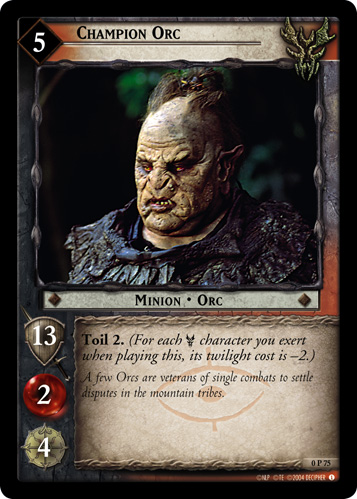 FOIL 0P75 - Champion Orc - Click Image to Close