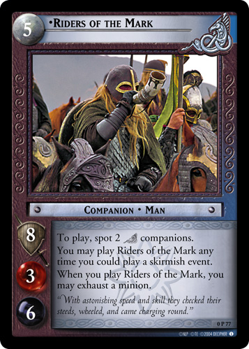 FOIL 0P77 - Riders of the Mark (P) - Click Image to Close