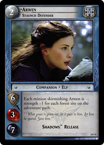 FOIL 0P79 - Arwen, Staunch Defender (P) - Click Image to Close