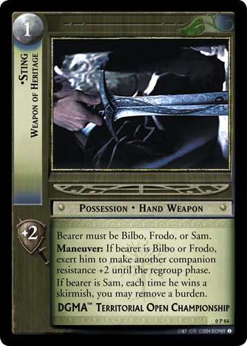 FOIL 0P84 - Sting, Weapon of Heritage (P) - Click Image to Close