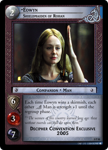 FOIL 0P88 - Eowyn, Shieldmaiden of Rohan - Click Image to Close