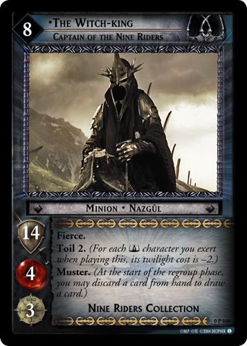 FOIL 0P108 - The Witch-king, Captain of the Nine Riders - Click Image to Close