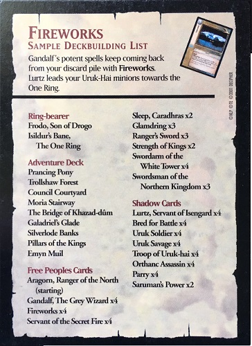 Fireworks - Sample Deckbuilding List - Click Image to Close