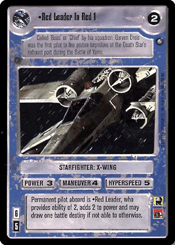 Red Leader In Red 1 - Click Image to Close