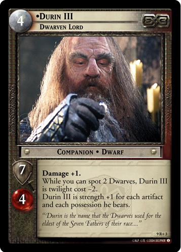 9R+3 - Durin III, Dwarven Lord - Click Image to Close