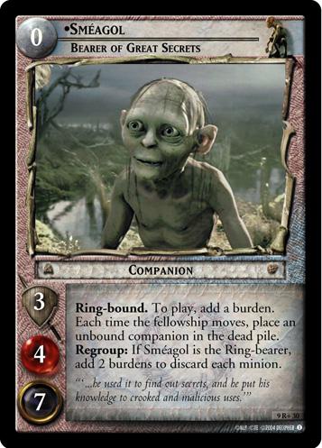 9R+30 - Smeagol, Bearer of Great Secrets - Click Image to Close