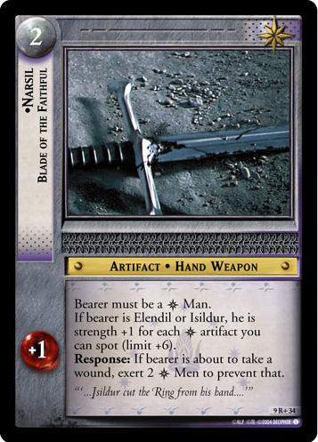 9R+34 - Narsil, Blade of the Faithful - Click Image to Close