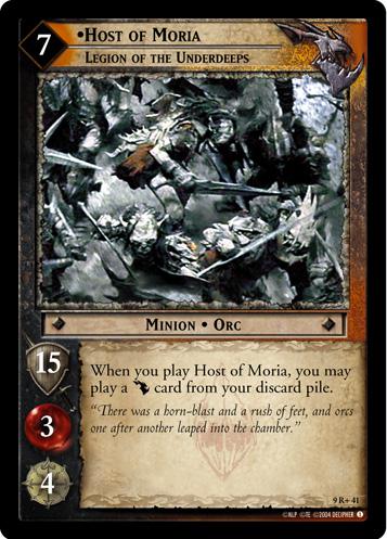 [Poor Condition] 9R+41 - Host of Moria, Legion of the Underdeeps - Click Image to Close