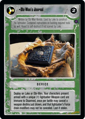 FOIL - Obi-Wan's Journal - Click Image to Close