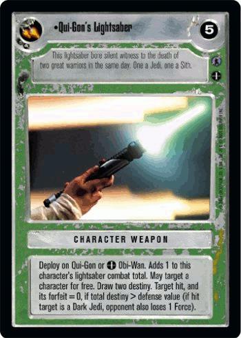 Qui-Gon's Lightsaber (Ref III) - Click Image to Close