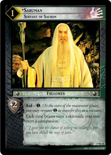 17R38 - Saruman, Servant of Sauron - Click Image to Close