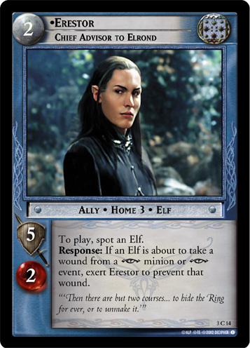 FOIL 3C14 - Erestor, Chief Advisor to Elrond - Click Image to Close