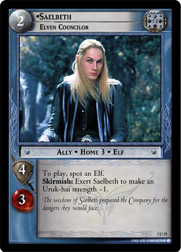 FOIL 3U25 - Saelbeth, Elven Councilor - Click Image to Close