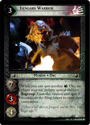 3U61 - Isengard Warrior - Click Image to Close