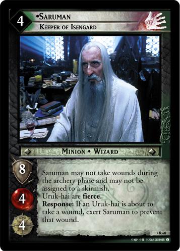 FOIL 3R68 - Saruman, Keeper of Isengard - Click Image to Close