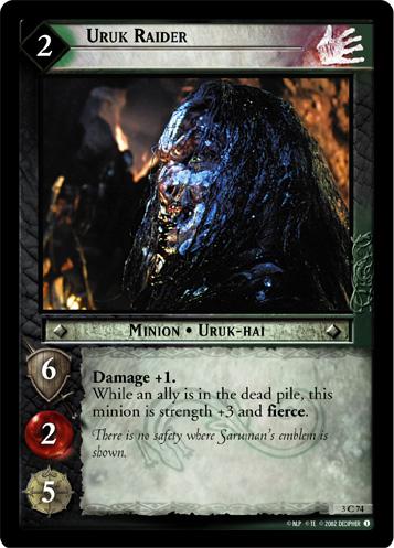 FOIL 3C74 - Uruk Raider - Click Image to Close