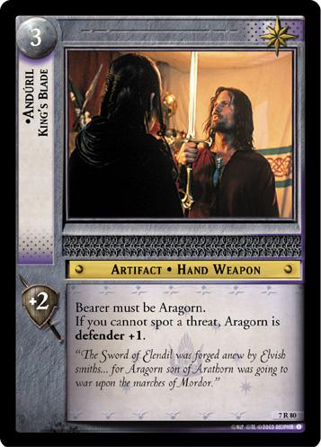 FOIL 7R80 - Anduril, King's Blade - Click Image to Close