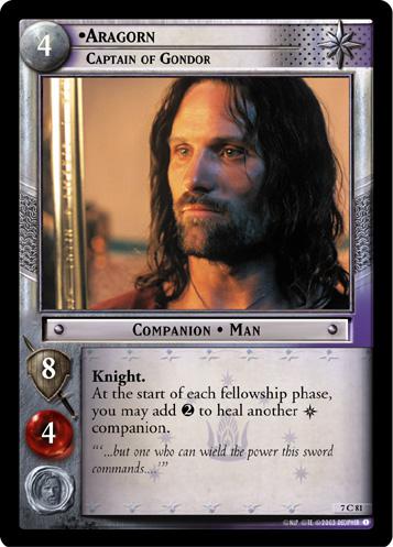 7C81 - Aragorn, Captain of Gondor - Click Image to Close