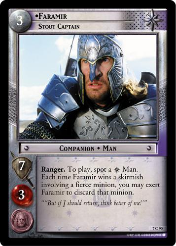 FOIL 7C90 - Faramir, Stout Captain - Click Image to Close