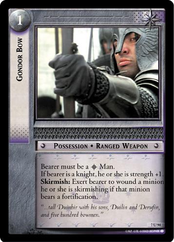 FOIL 7U94 - Gondor Bow - Click Image to Close