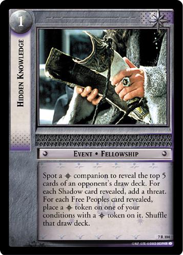 FOIL 7R104 - Hidden Knowledge - Click Image to Close