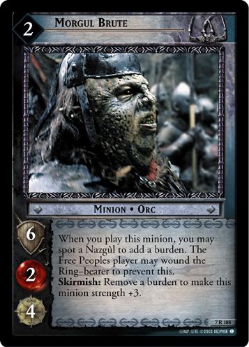 FOIL 7R188 - Morgul Brute - Click Image to Close