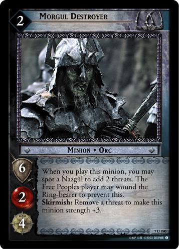 FOIL 7U190 - Morgul Destroyer - Click Image to Close