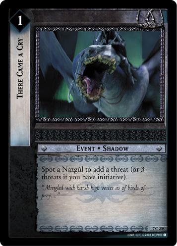 FOIL 7C208 - There Came a Cry - Click Image to Close