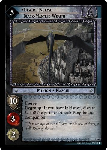 FOIL 7U216 - Ulaire Nelya, Black-Mantled Wraith - Click Image to Close