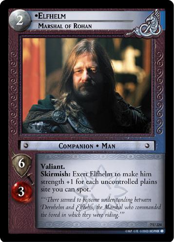 7U224 - Elfhelm, Marshal of Rohan - Click Image to Close