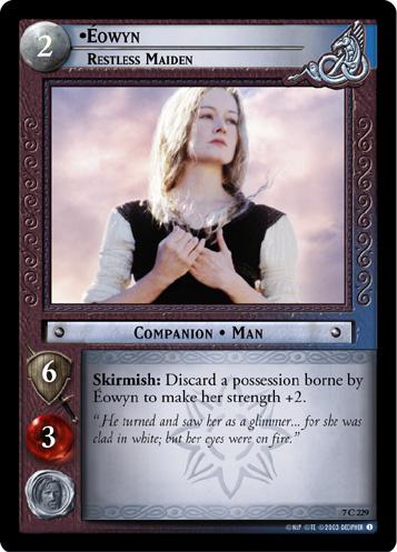 FOIL 7C229 - Eowyn, Restless Maiden - Click Image to Close