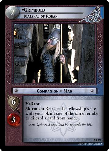 FOIL 7R233 - Grimbold, Marshal of Rohan - Click Image to Close