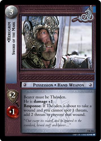 [Poor Condition] 7R236 - Herugrim, Sword of the Mark - Click Image to Close