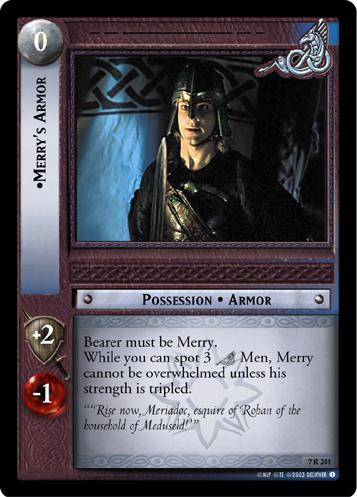 FOIL 7R241 - Merry's Armor - Click Image to Close