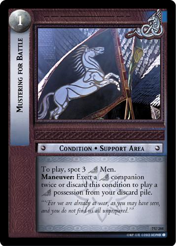 FOIL 7U244 - Mustering for Battle - Click Image to Close