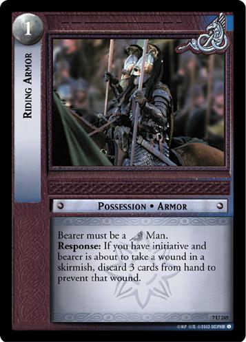 FOIL 7U245 - Riding Armor - Click Image to Close