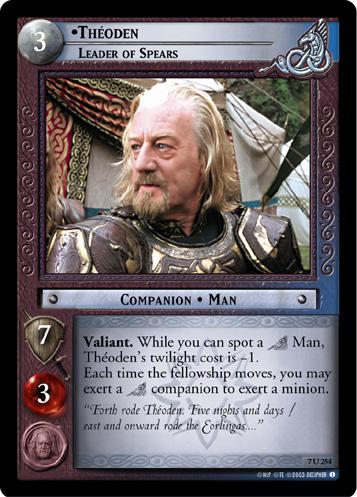 7U254 - Theoden, Leader of Spears - Click Image to Close