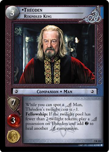 FOIL 7R255 - Theoden, Rekindled King - Click Image to Close