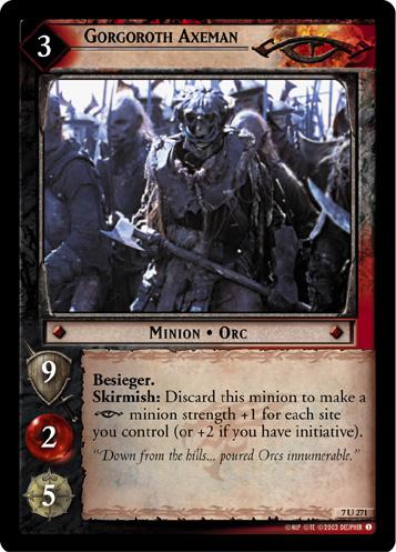 FOIL 7U271 - Gorgoroth Axeman - Click Image to Close