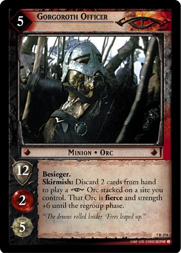 FOIL 7R274 - Gorgoroth Officer - Click Image to Close