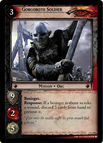 FOIL 7U278 - Gorgoroth Soldier - Click Image to Close