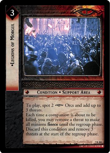 [Poor Condition] 7R283 - Legions of Morgul - Click Image to Close