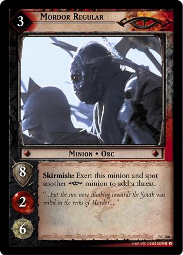 FOIL 7C288 - Mordor Regular - Click Image to Close