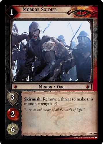 7C290 - Mordor Soldier - Click Image to Close